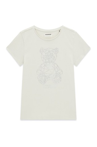 Majica z medvedkom iz okrasnih kamenčkov