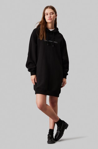 Chenille Monogram Hooded Dress