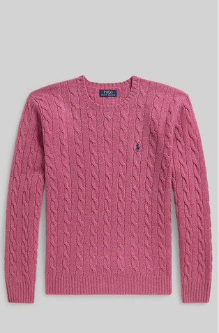 Cable-Knit Wool-Cashmere Sweater