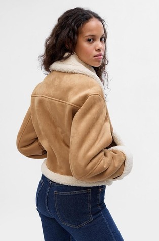 Relaxed Faux-Fur Jacket