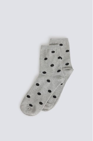 Long polka-dot sock
