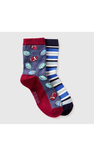 Two pairs of patterned socks