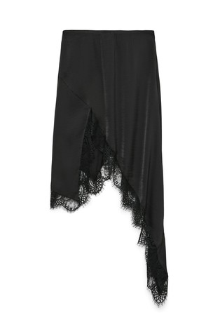 VMLOUISA asimetrično krilo s čipko