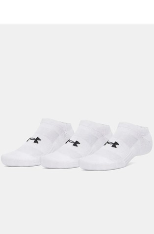 UA Performance Cotton Unisex 3-Pack No Show Socks