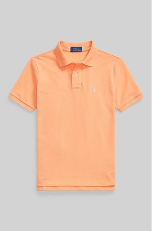 Classic fit bombažna polo majica s kratkimi rokavi