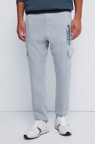 Cotton cargo joggers