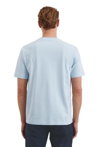 MARC O'POLO T-shirt made from pure organic cotton Baby Blue 2