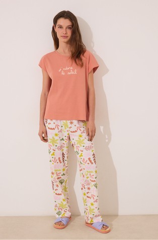 Leaf cotton lounge pyjamas