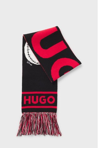 HUGO x Disney's The Nightmare Before Christmas logo scarf