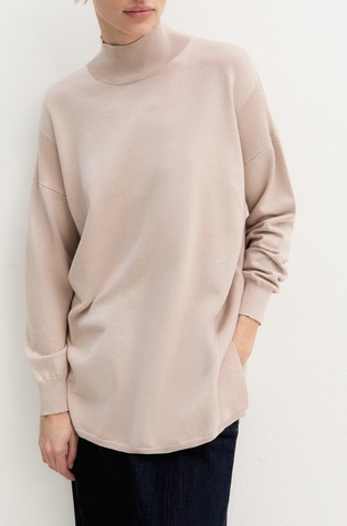 Oversized viscose blend jumper