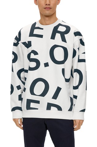 S.OLIVER Sweatshirt with an all-over print | Emporium