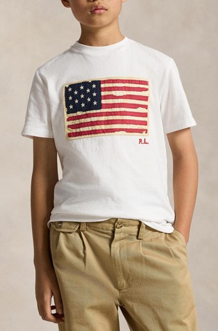 Flag Cotton Jersey Tee