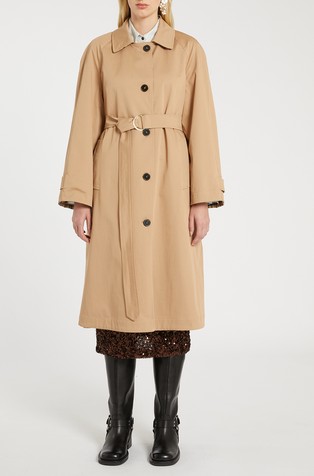 Trenčkot iz raztegljivega gabardena