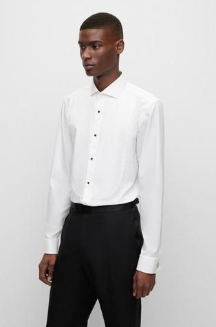 Slim fit elegantna bombažna srajca