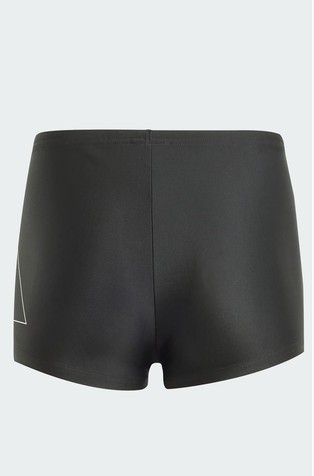 ADIDAS Performance Big Bars Swim Boxers Kids Black / White 2