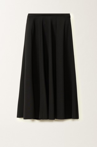 FABIANA FILIPPI Flared skirt in scuba fabric Black 5
