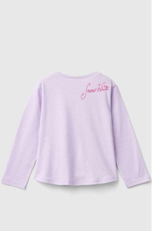 BENETTON Majica s potiskom Disney© princese Škrlatna - Lilac 2