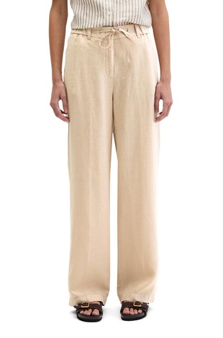 Ohlapne lanene hlače