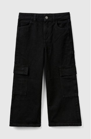 Široke cargo jeans hlače