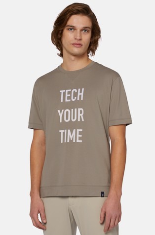 Eco-sustainable performance pique t-shirt