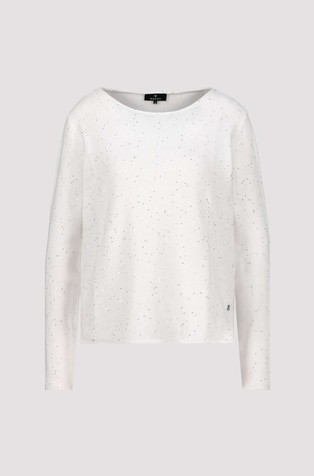 MONARI Sequin jumper White 6