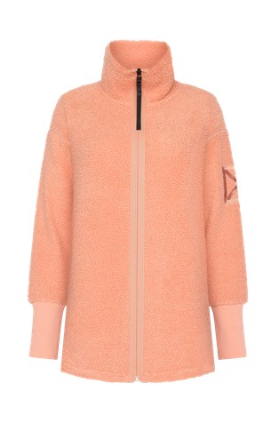 DIDRIKSONS Sally full-zip fluffy jacket Clay Pink 7
