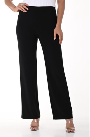 Pull on wide leg trousers