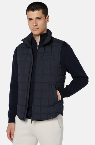Goose Down Recycled Fabric Waistcoat