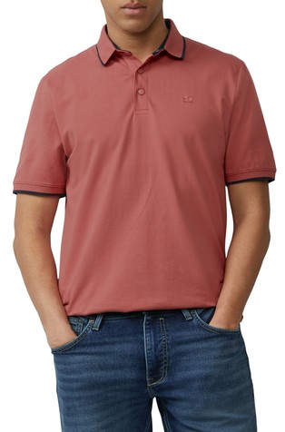 Piké polo majica s kontrastnimi detajli