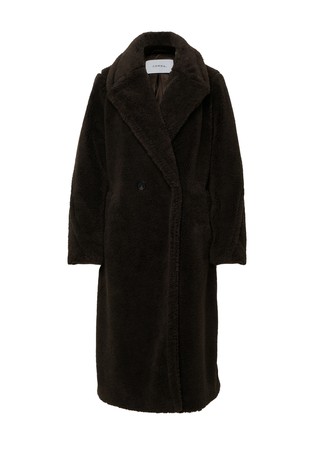 Loose fit kosmaten plašč