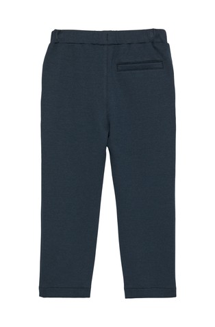 S.OLIVER Formal cloth trousers with an elasticated waistband Blue 2