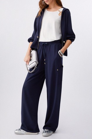 Majica iz bambusove mešanice z izrezanim detajlom