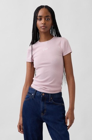 Modern Rib Gap Logo T-Shirt