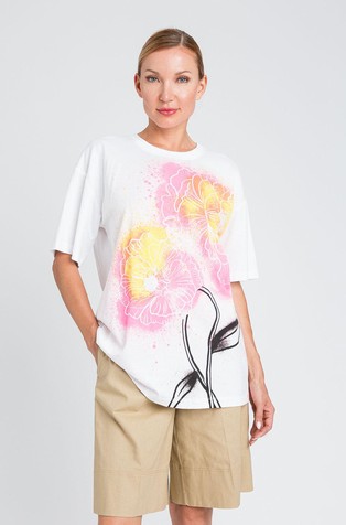 Actitude x MYFO oversized fit majica s kratkimi rokavi