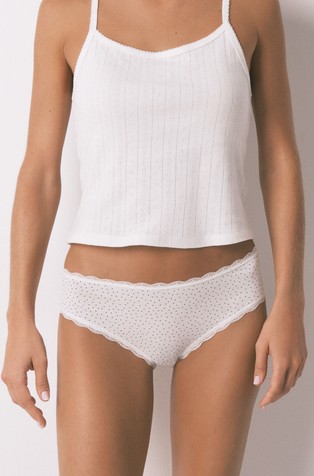 Spodnje hlačke s cvetličnim vzorcem