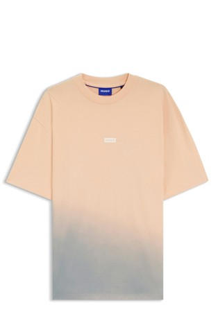 Majica iz bombažnega jerseya z logo potiskom