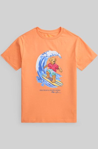 Polo Bear majica s kratkimi rokavi iz bombažnega jerseya