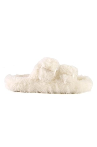 Slipper in faux fur