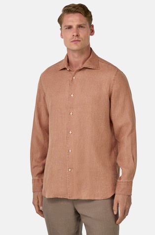 Regular Fit Linen Shirt