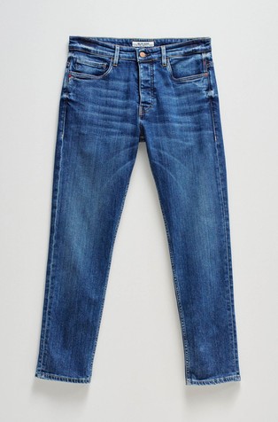 SALSA JEANS Slim fit jeans hlače s spranim videzom Modra - Blue 7