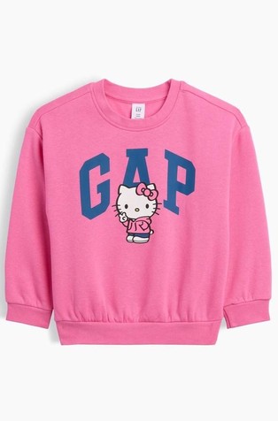 Gap logo Hello Kitty pulover za malčice