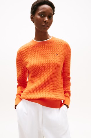 Cable Knit Cotton Jumper