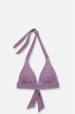 Nautical Geo Triangle Bikini Top