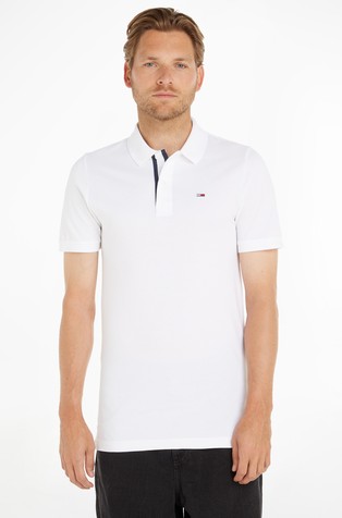 Slim fit polo majica iz organskega bombaža