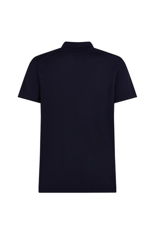 TOMMY HILFIGER Slim fit polo majica iz mešanice bombaža in liocela Modra - Dark Blue 6