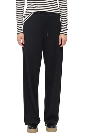 Flowy wide leg pants with elastic waistband