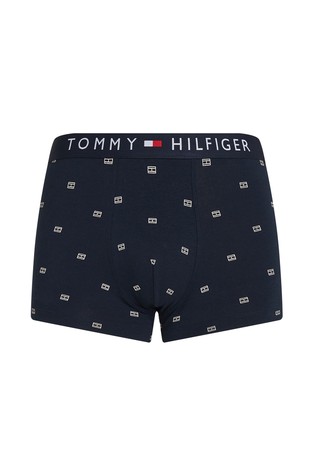 TOMMY HILFIGER Boksarice z vzorcem Modra - Blue Multi 4