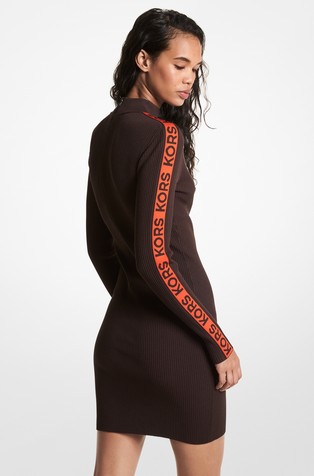 Michael kors black sweater dress shop