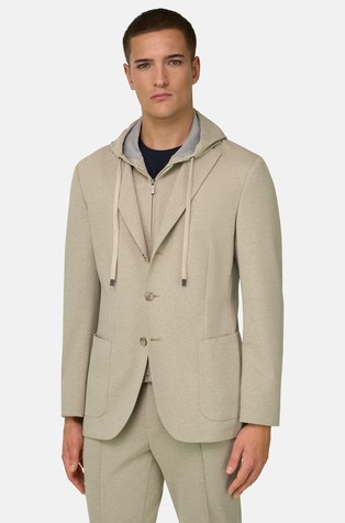 Madison suknjič z odstranljivo kapuco iz raztegljive mešanice z bombažem