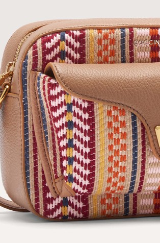 COCCINELLE Beat Mantas Small Bag Brown / Multi 4